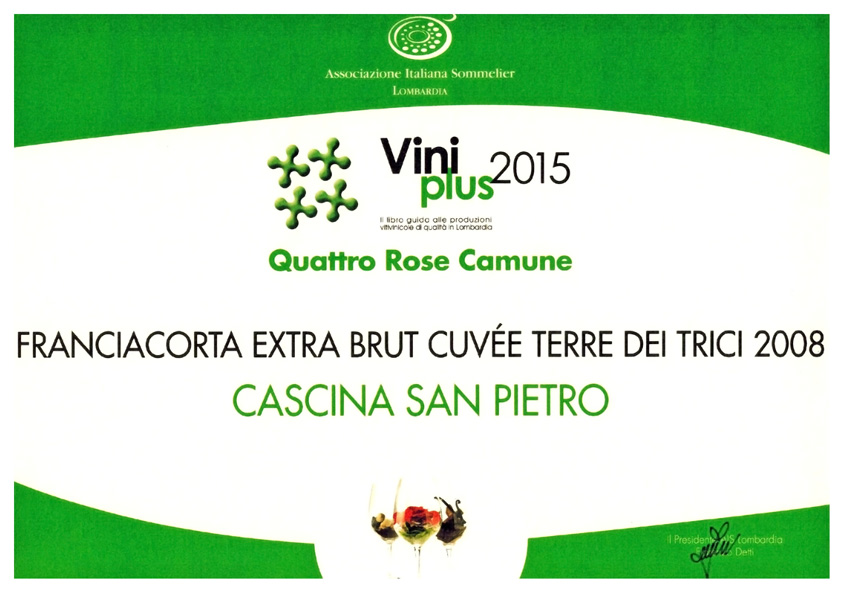 Cascina San Pietro - AIS Lombardia - Premio 4 Rose Camune 2015